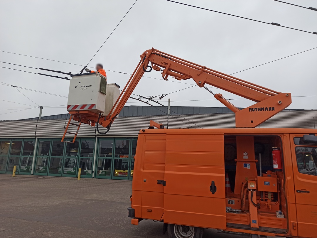 Stangenbock von der Kiepe Electric GmbH Düsseldorf